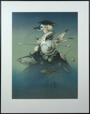 Hans Kanters - Litho, Easy rider - Ingelijst kopen? Bied vanaf 150!