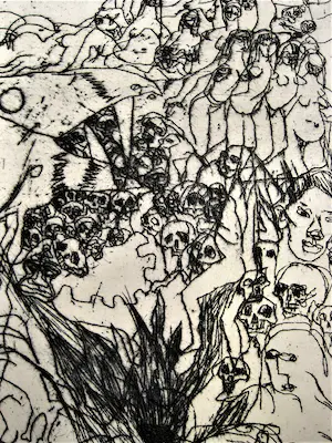 Ria Exel - Nieuwe Haagse School - Grote droge naald Ets "het naakte lijf" potloodgesigneerd kopen? Bied vanaf 26!