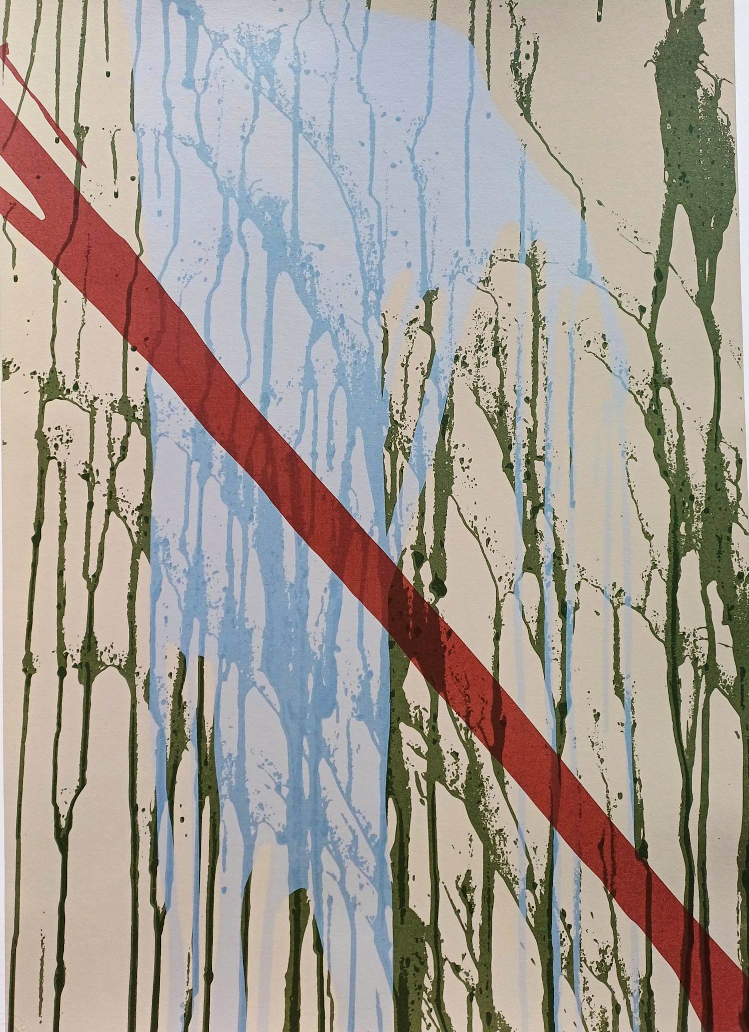 Buy Larry Poons - Siebdruck - Auflage von 175 - signiert - nummeriert - (76 x 56 cm)? Bid from 500!