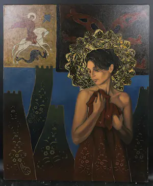 Valentin Bakardjiev - Olieverf op doek, Georgie (Groot) kopen? Bied vanaf 100!