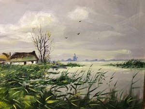 Henk Poeder - Hollands Polderlandschap kopen? Bied vanaf 50!
