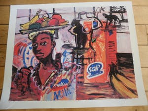 Peter Klashorst - Zeefdruk. Titel , Sap - gesigneerd - 90ex. kopen? Bied vanaf 35!