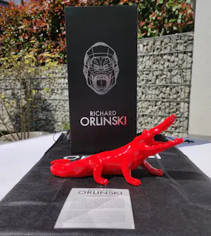 Richard Orlinski - CROCO SPIRIT (RED EDITION) kopen? Bied vanaf 250!