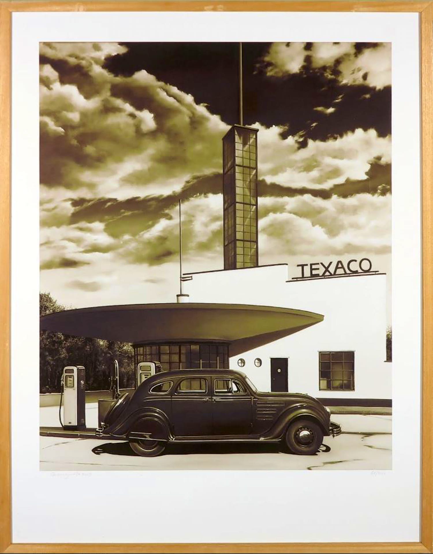 Araun Gordijn - Giclée, Texaco - Ingelijst kopen? Bied vanaf 100!