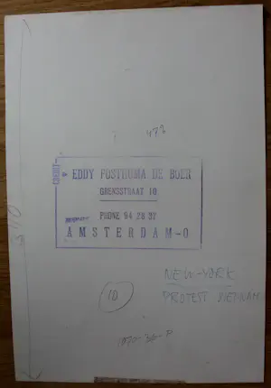 Eddy Posthuma de Boer - Foto: "New York protest Vietnam" kopen? Bied vanaf 99!