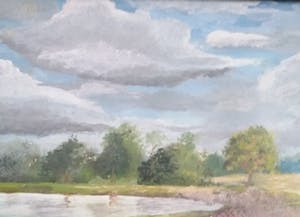 Thomas van Wissen - Heidelandschap - eind 19e eeuw Gouache - ingelijst achter glas kopen? Bied vanaf 40!