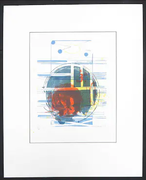 Sam Middleton - Zeefdruk, Zonder titel kopen? Bied vanaf 100!