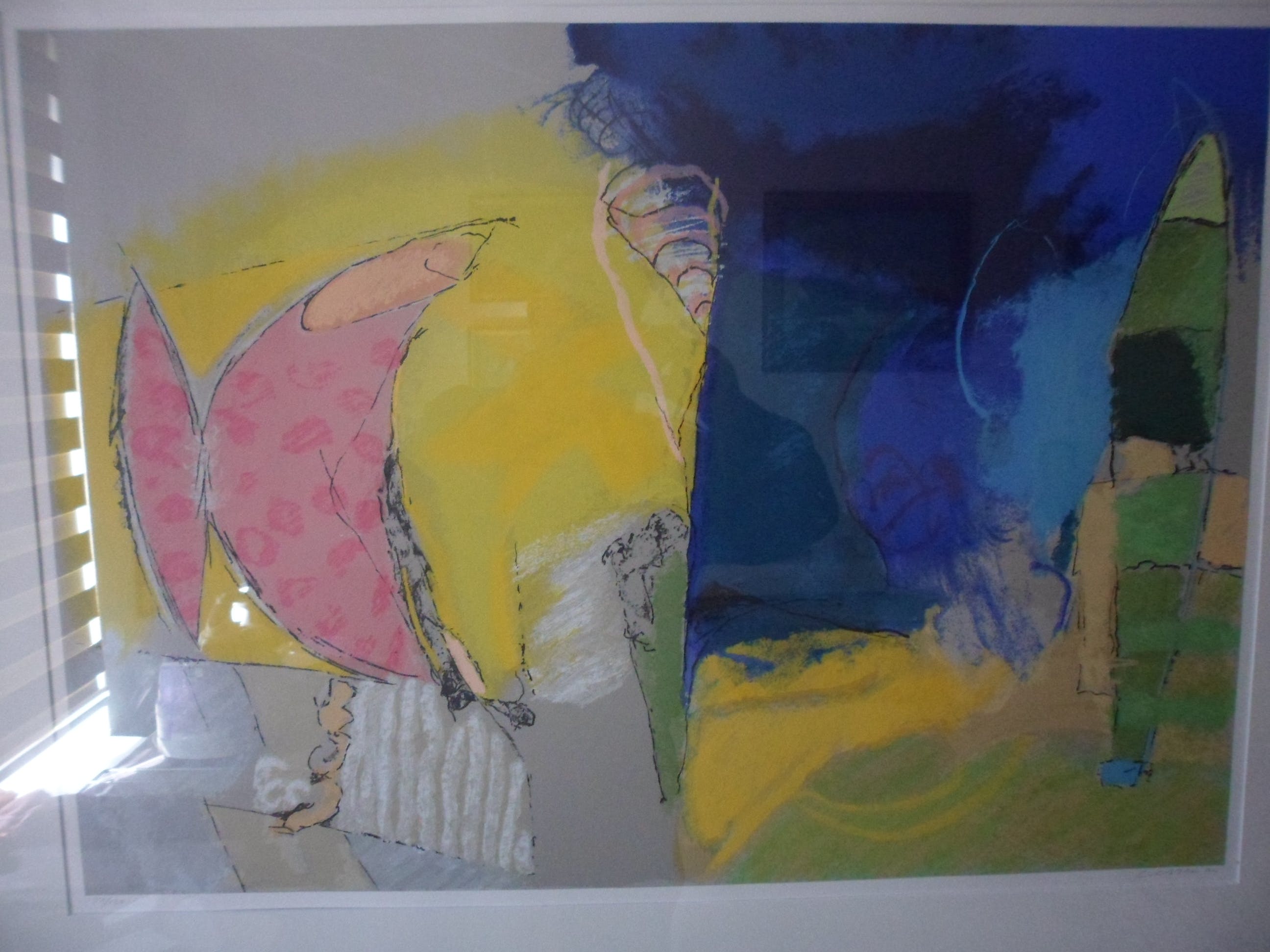 Henk van Vessem - Compositie, zeefdruk. kopen? Bied vanaf 35!
