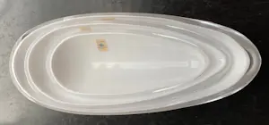 Michael Boehm - Unieke set van 3 kristallen schalen "Okiu "; Art Studio Glass Zwiesel 1872 kopen? Bied vanaf 69!