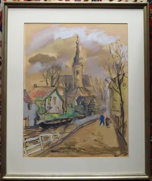 Jan Makkes - Dorpsgezicht (Vroeg werk) kopen? Bied vanaf 155!