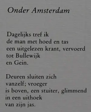 Jeroen Krabbé - Zeefdruk + gedicht: Alles bleef zoals het niet was - 1992 kopen? Bied vanaf 59!