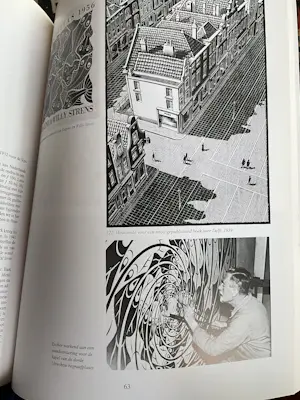 Maurits Cornelis Escher - Metamorphosis I, plus boek De Toverspiegel van M.C.Escher kopen? Bied vanaf 20!