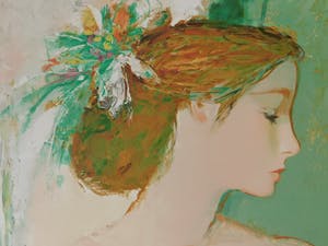 Sachiko Imai - Femme au Robe Verte kopen? Bied vanaf 35!