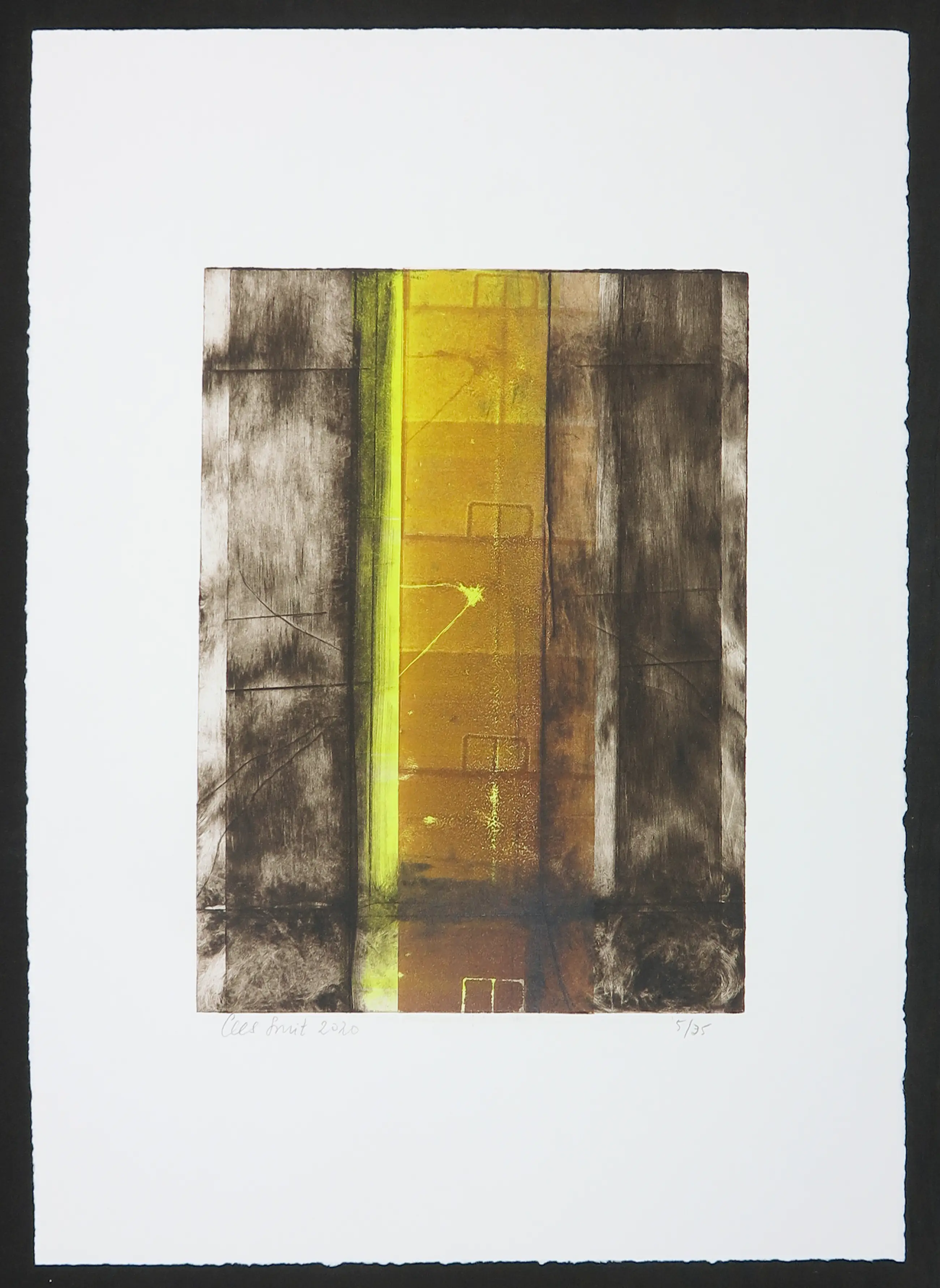 Cees Smit - Ets en aquatint, Zonder titel Verkocht | Kunstveiling.nl