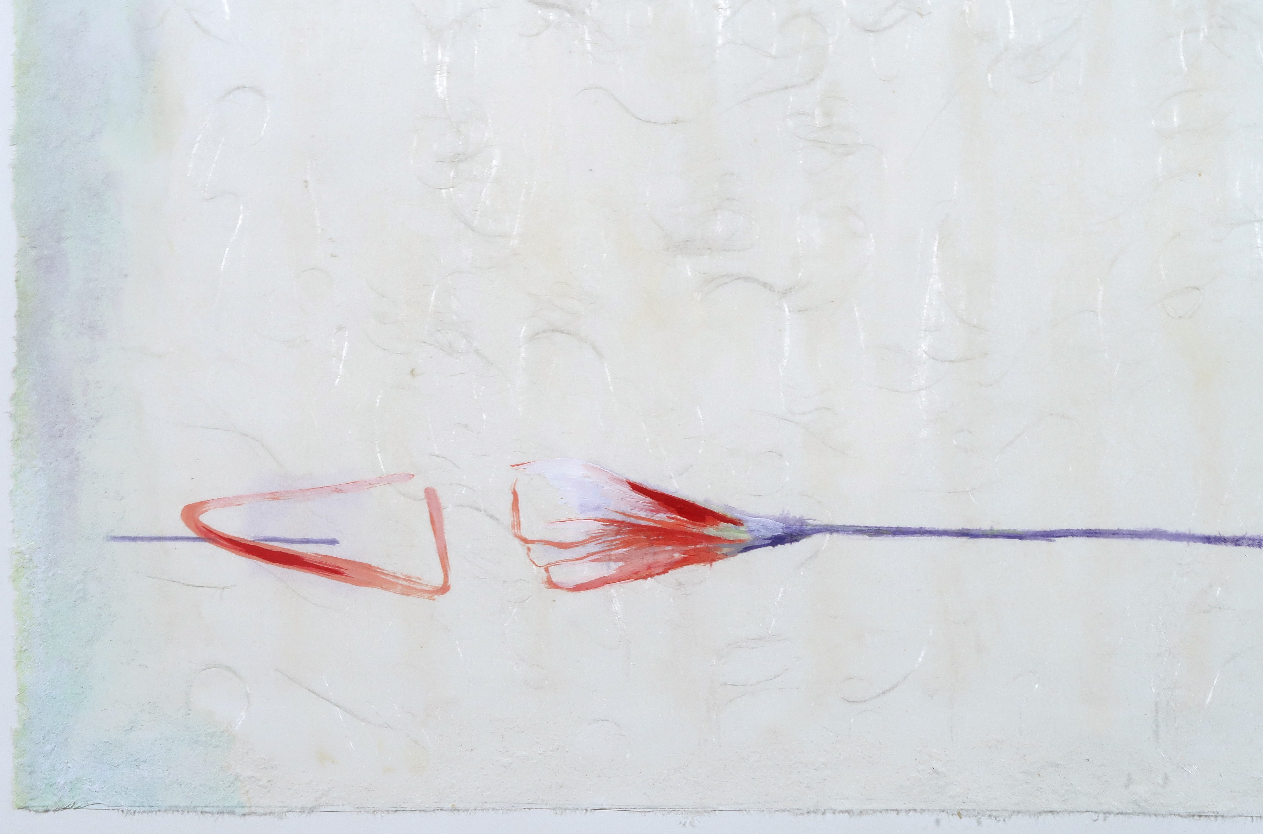 Helen Westgeest - Gouache en collage op geschept zijdepapier, Eendracht maakt macht - Ingelijst kopen? Bied vanaf 40!