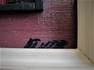 Pjotr van Oorschot - Originele Hout/Acrylverf Compositie "Hommage a de STIJL" gesigneerd kopen? Bied vanaf 1!