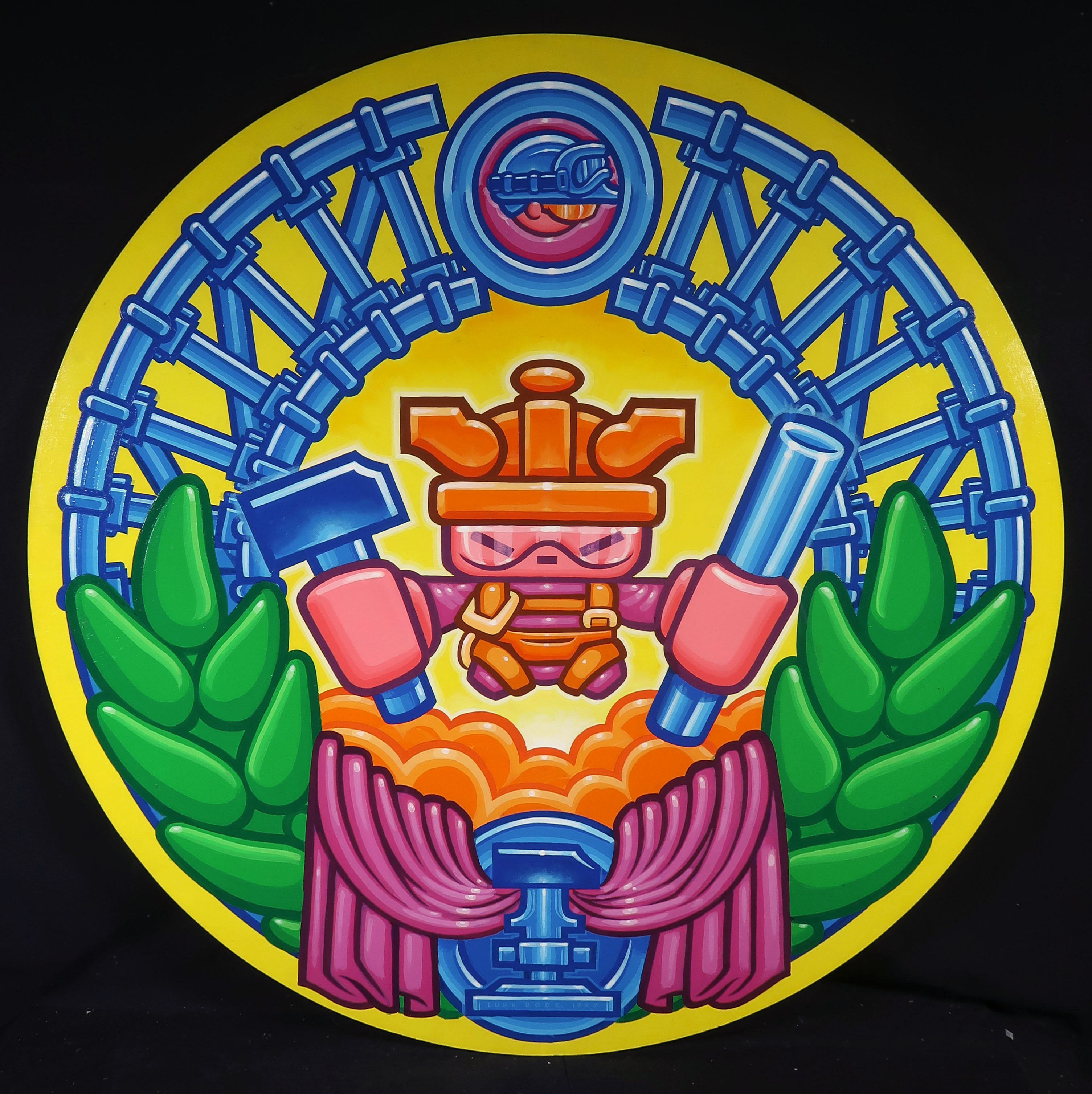 Luuk Bode - Acryl op hout, Zonder titel (Groot) kopen? Bied vanaf 350!