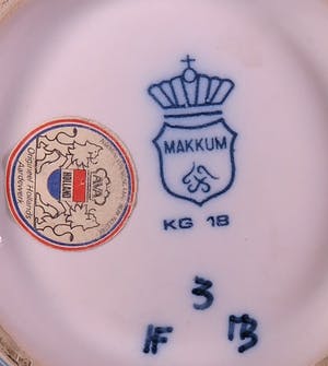 Koninklijke Tichelaar Makkum - Makkum aardewerk, twee kastkommen kopen? Bied vanaf 40!