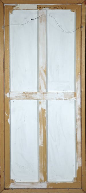 Bert Grotjohann - Gemengde techniek op doek, Archeologisch landschap 10 - Ingelijst (Zeer groot) kopen? Bied vanaf 150!