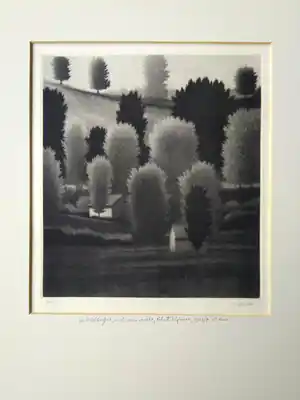 Robert Kipniss - ''At first light'' 1991 (Mezzotint) vendu pour 101€ !