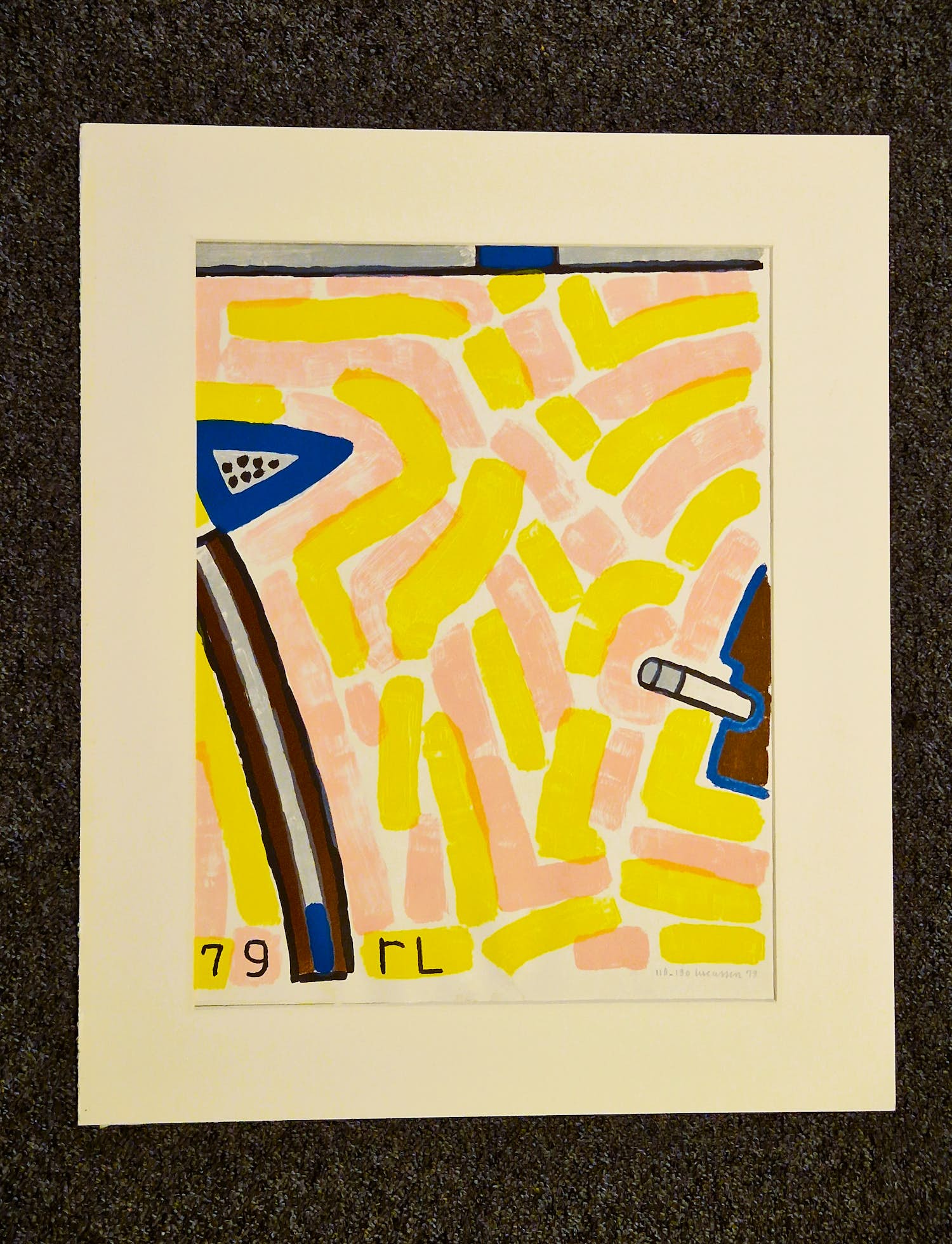 Reinier Lucassen - Grote -1979- kleuren Litho "Matisse in Spanje" potloodgesigneerd kopen? Bied vanaf 80!