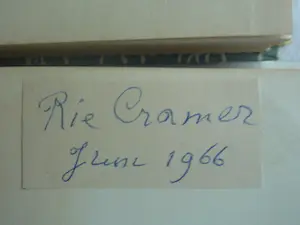 Rie Cramer - Handgeschreven brieven door Rie Cramer en Fransje Carbasius kopen? Bied vanaf 89!