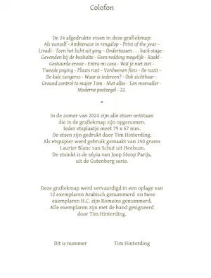 Tim Hinterding - Print of the year kopen? Bied vanaf 80!