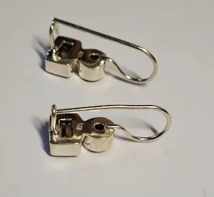 Nieuwe zilveren Oorbellen met gefacetteerde rookkwarts: kopen? Bied vanaf 60!