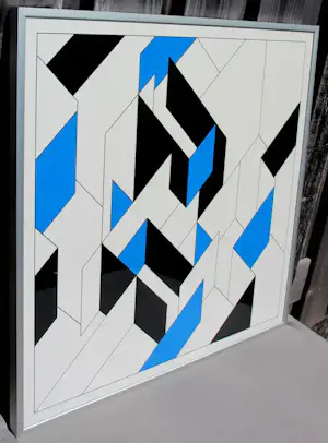 Buy Joost Baljeu - Ingelijste seriegrafie in kleur: Focus III- 1995? Bid from 475!