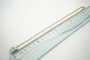 Acheter61 - Bi colour gouden 14 karaats dubbele collier met witgouden diamanten hanger? Enchérissez de 360!