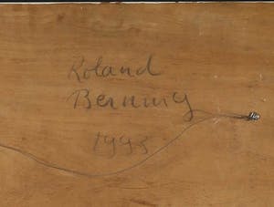 Roland Berning - Acryl op paneel, Z.T. Figuur kopen? Bied vanaf 1!