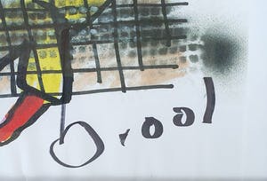 Herman Brood - Zeefdruk. Titel, "De tennissers ". kopen? Bied vanaf 175!