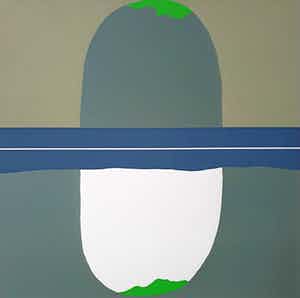 Hans Landsaat - Poort, zeefdruk verkocht voor € 40!