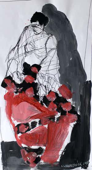 Andrzej Wawrzyniak - Flamenco (1) - studie verkocht voor € 30!