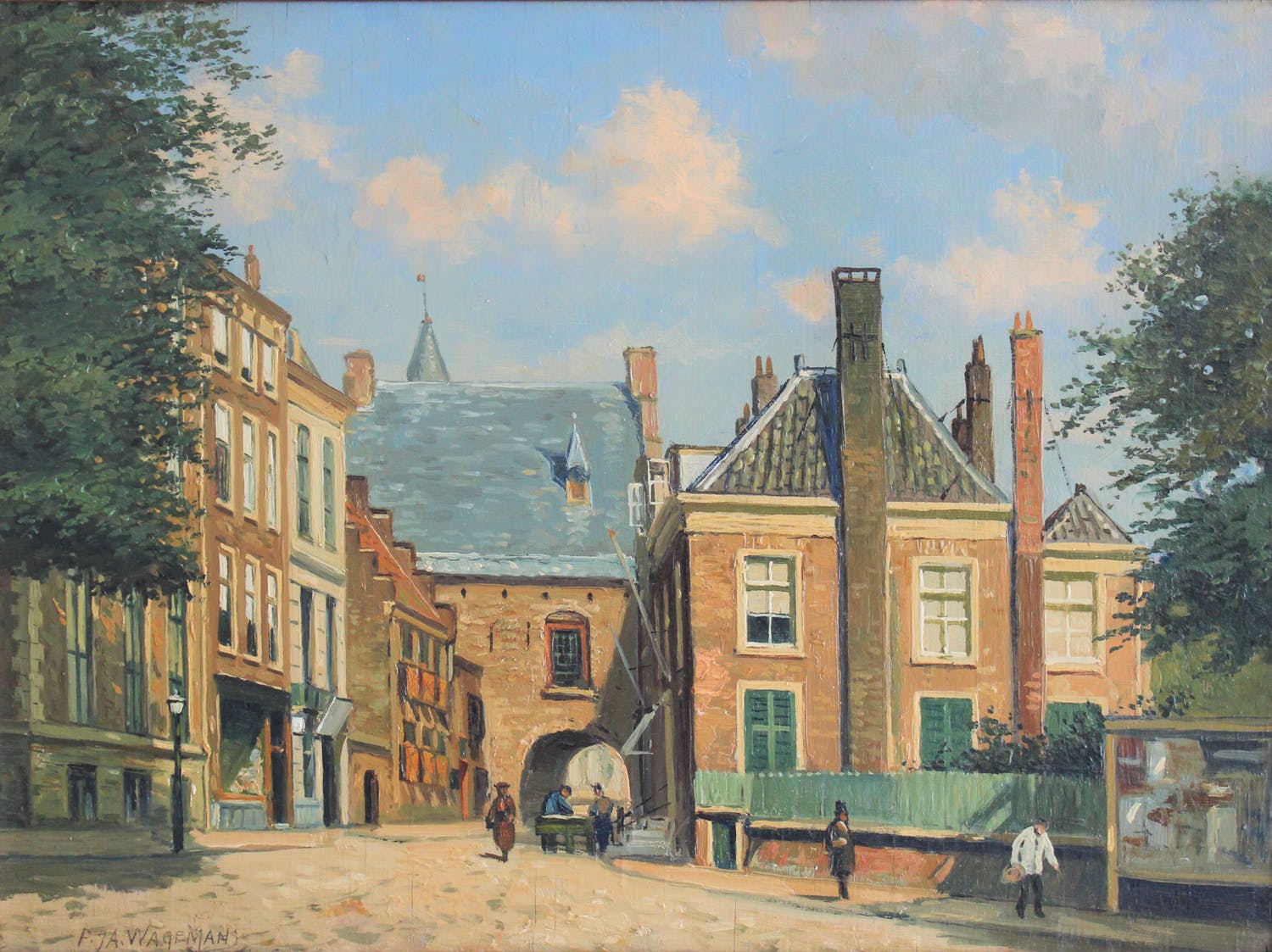 Pieter Wagemans De Gevangenenpoort te Den Haag verkauft! Den Auktionserlös anzeigen Pieter Wagemans De Gevangenenpoort te Den Haag verkauft! Den Auktionserlös anzeigen