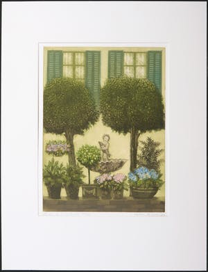 Laetitia de Haas - Lot van vierkleurenetsen, Stillevens kopen? Bied vanaf 70!