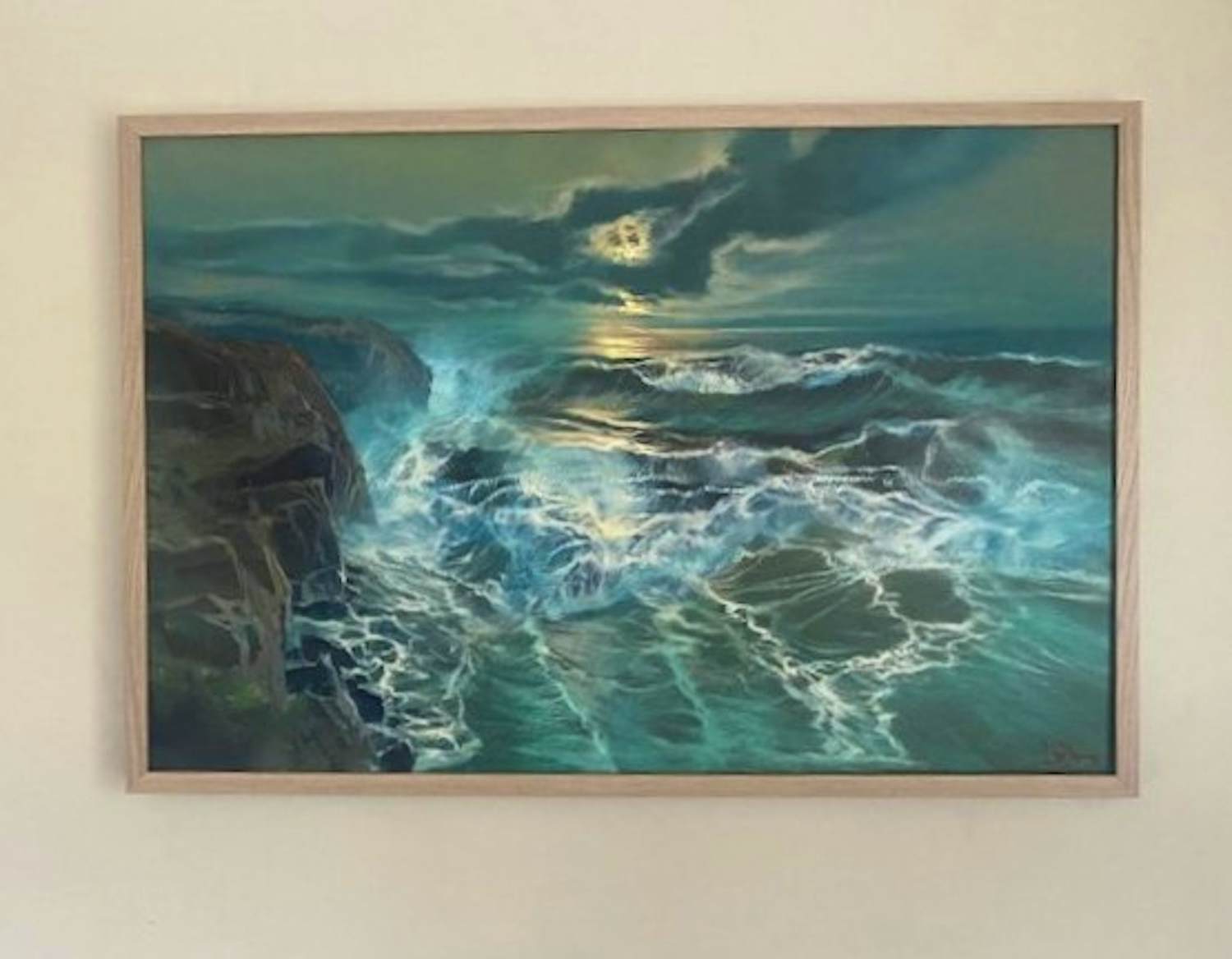 Lambertus de Jong - Rotsen en zeegezicht verkocht voor € 100!