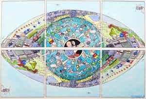 Cees Heuvel - Stifttekening, Zonder titel verkocht voor € 40!