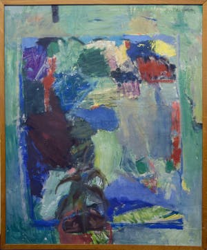 Jon Marten - Akelig Plantje - Olieverf op doek kopen? Bied vanaf 45!