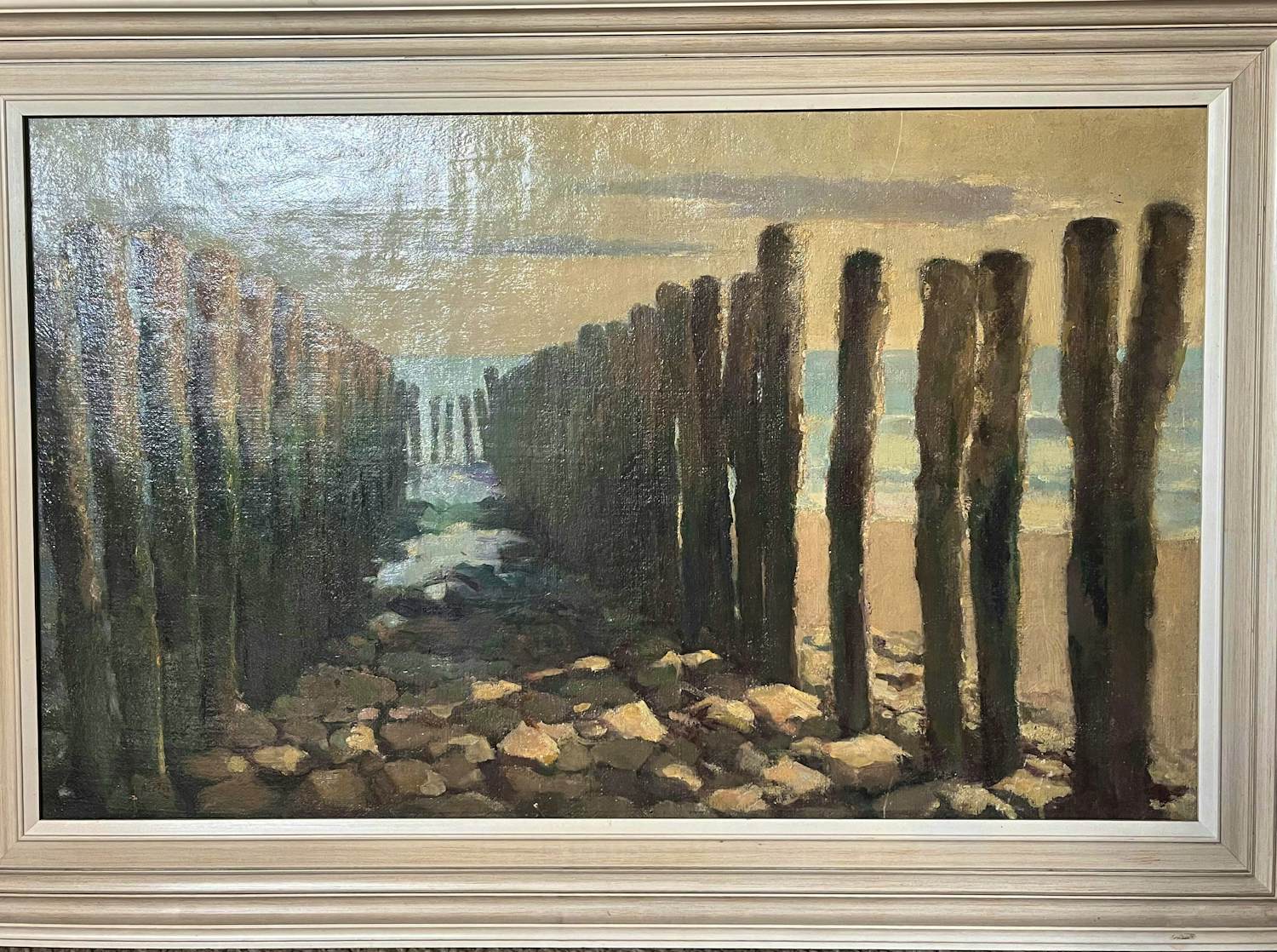 Abraham van der Zee - Zeegezicht verkocht voor € 300!