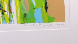 Carlos Blaaker - Zeefdruk, Luipaarden - Ingelijst kopen? Bied vanaf 35!