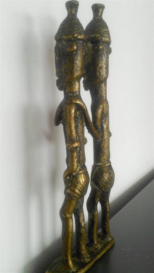 Brons (Onbekend) - West Afrika man en vrouw kopen? Bied vanaf 29!