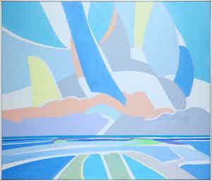 Paul Overhaus - Olieverf op doek, 13 januari 1989 - Ingelijst (Groot) verkocht voor € 140!