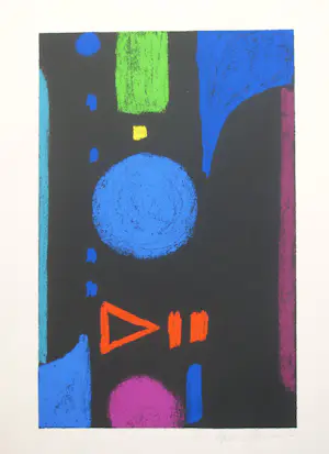 Max Ackermann - " AKZENTREIHE " 1973 signiert . kaufen? Bieten Sie von 250!