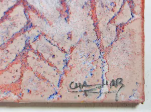 Chabab Tayefeh Mohajer - Gemengde techniek op doek, Tweeluik kopen? Bied vanaf 150!