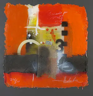 Theo Koster - Zeefdruk op geschept papier, Inspiration - Ingelijst kopen? Bied vanaf 1!