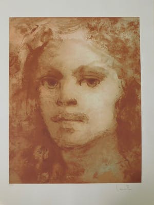 Leonor Fini - Visage d'une jeune fille kopen? Bied vanaf 40!