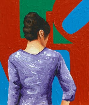 Gerard Boersma - Love (Vrouw kijkend naar schilderij van Robert Indiana) kopen? Bied vanaf 75!