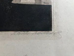 Kathe Kollwitz - Zelfportret met lamp aan tafel kopen? Bied vanaf 1249!