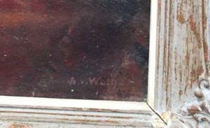 Annemarie van Wolde-Mulder - C4113-3 - Bloemstilleven in Keulse pot. kopen? Bied vanaf 50!